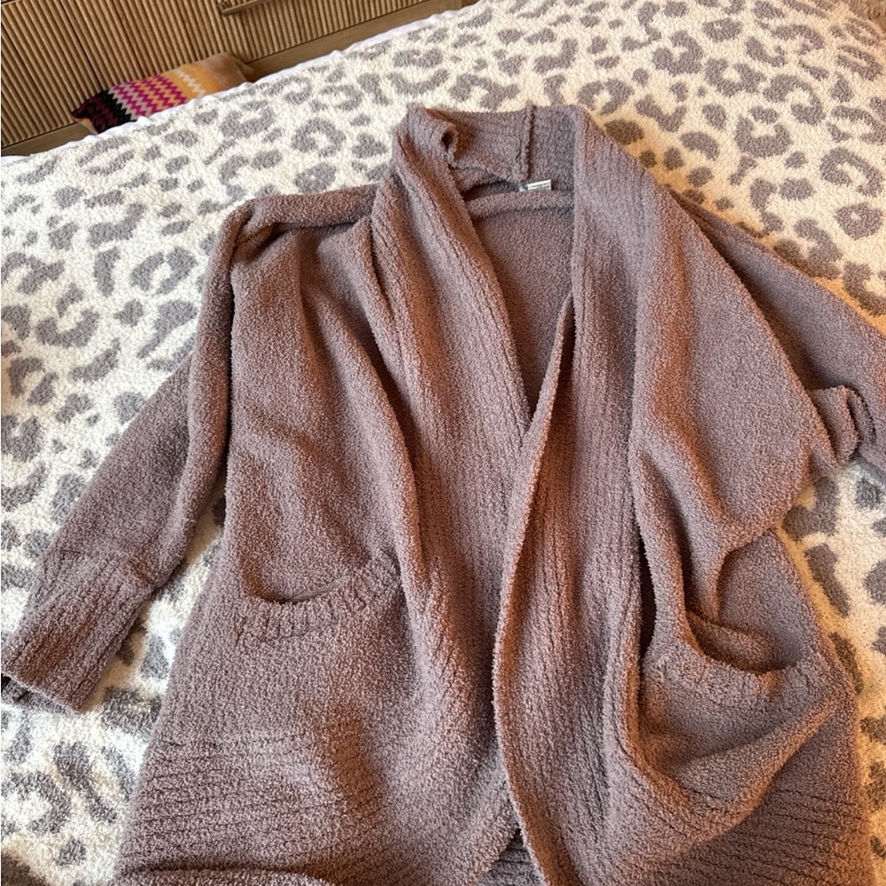 H&M Cozy Taupe Robe